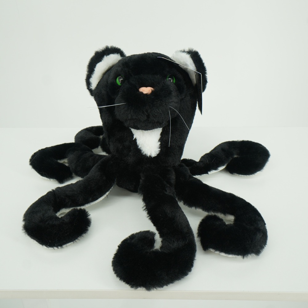 Randimals Octopuss Plush Kids Black White Cat Octopus Hybrid‎ Stuffed Toy